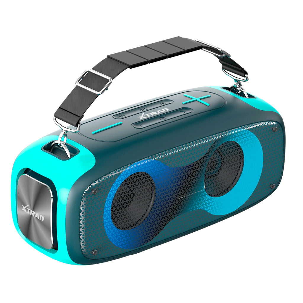 Xtrad XDG-322 Powerful Portable Water-Resistant RGB Bluetooth Speaker