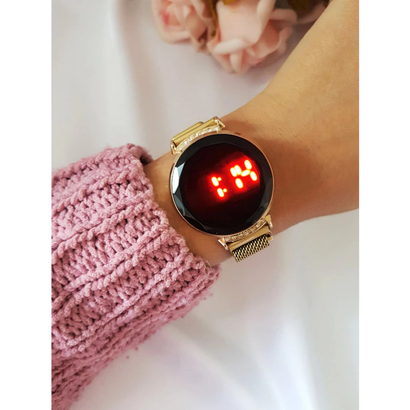 Rose Gold Touch Women's Watch