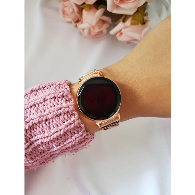 Rose Gold Touch Women's Watch