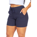 Short Bermuda Women's High Waist Gym