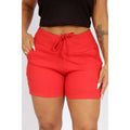 Short Bermuda Women's High Waist Gym