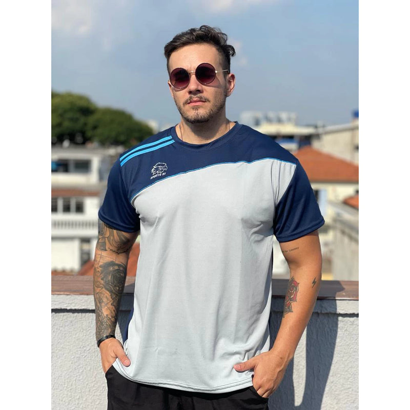 Camiseta DRY FIT Masculina 100% Poliéster Casual Treino Academia Exercícios Esportivos