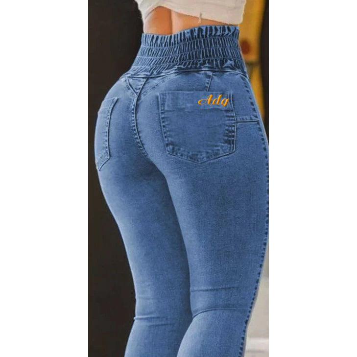 Calça Jeans Delt Shor Com  Cestinha de Bojo sem espuma No Bumbum