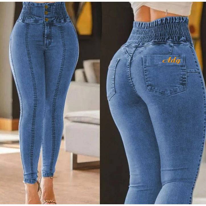 Delt Shor Jeans With Padded Basket Without Foam On The Butt