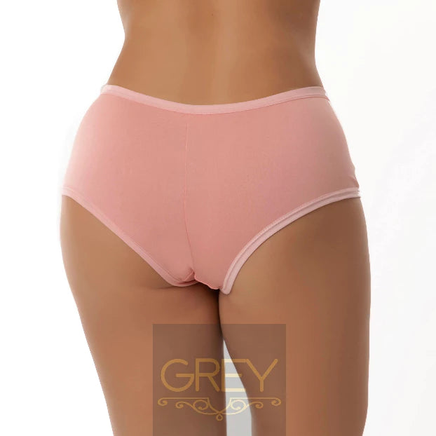 Kit 5 Boxer Panties - Box Panties - Microfiber Shorts Luxury Lace Details