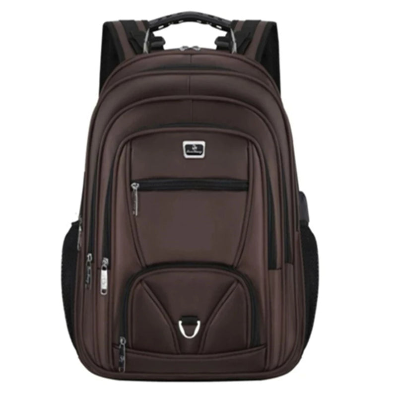 Mochila Bolsa Masculina Feminina Grande Entrada Usb/Fone