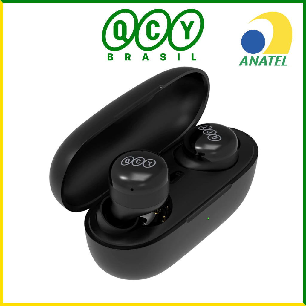 Fone de Ouvido QCY T17 Bluetooth 5.1 Modo Game e Cancelamento de Ruido