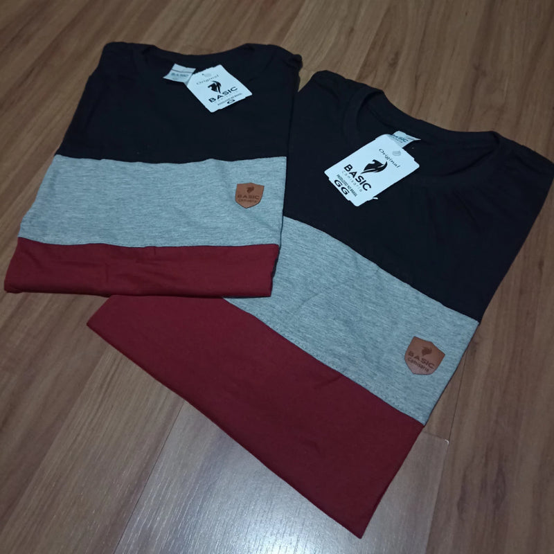 Men's T-Shirt in 30-thread cotton combed with elastane in different colors Factory Price