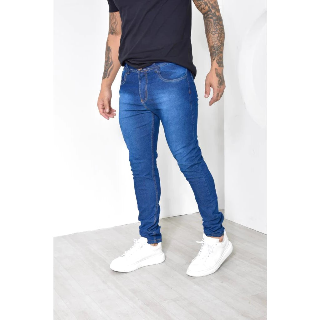 Calça Jeans Masculina Lavagem Média Tradicional Super Lançamento