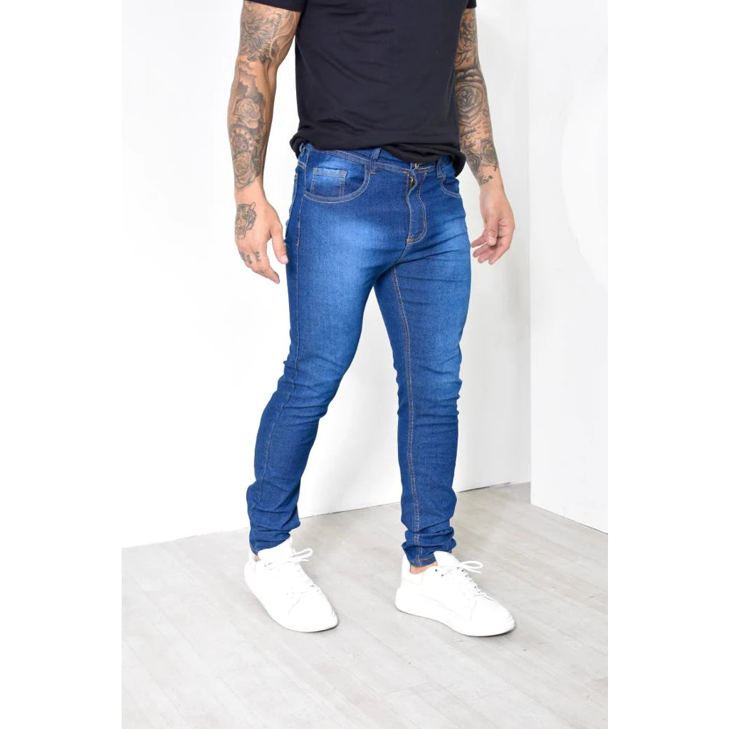 Calça Jeans Masculina Lavagem Média Tradicional Super Lançamento