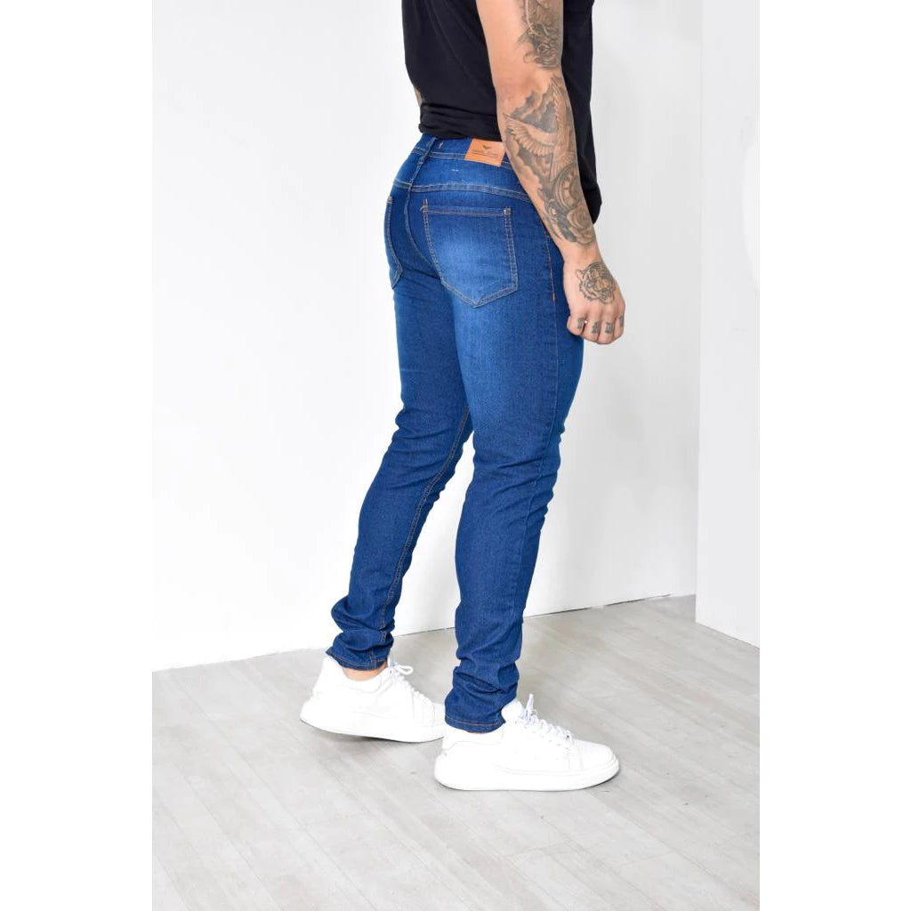 Calça Jeans Masculina Lavagem Média Tradicional Super Lançamento