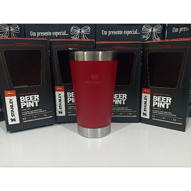 kit 2 or 1 Stanley 473ML thermal cups cold beer hot drink with original bottle opener lid