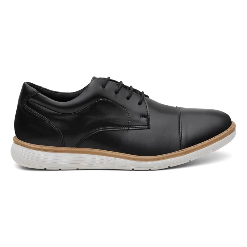 Sapato Oxford Masculino Social Casual Fino Elegante De Couro Costurado Super Leve Barato