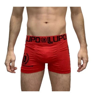 Kit 2 Boxer Briefs Lupo Polyamide Seamless Fabric Half Box Fit Underwear Smooth and (or) Printed