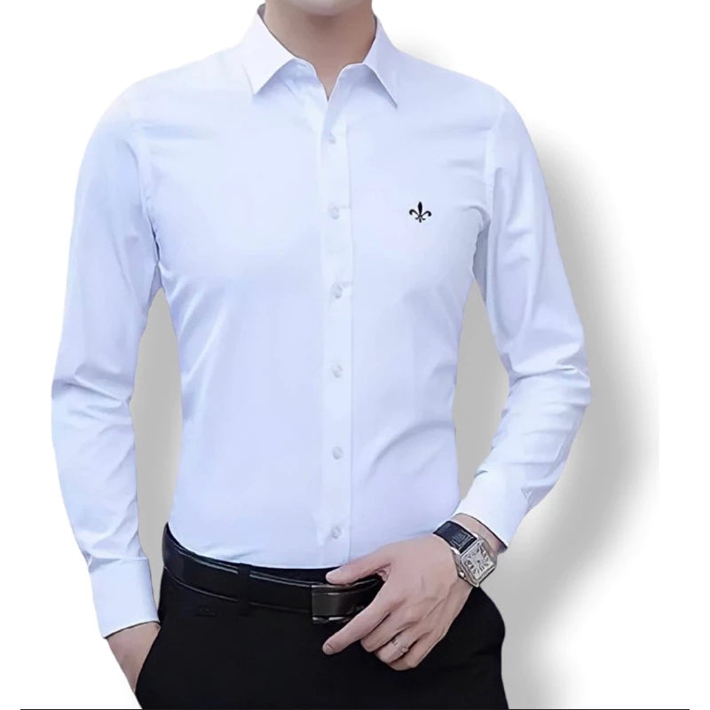 Men's Social Shirt Long Sleeve Slim Fit Casual Super Offer