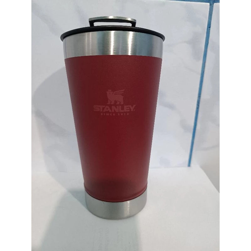 stainless steel thermal cup with opener and lid 473ml