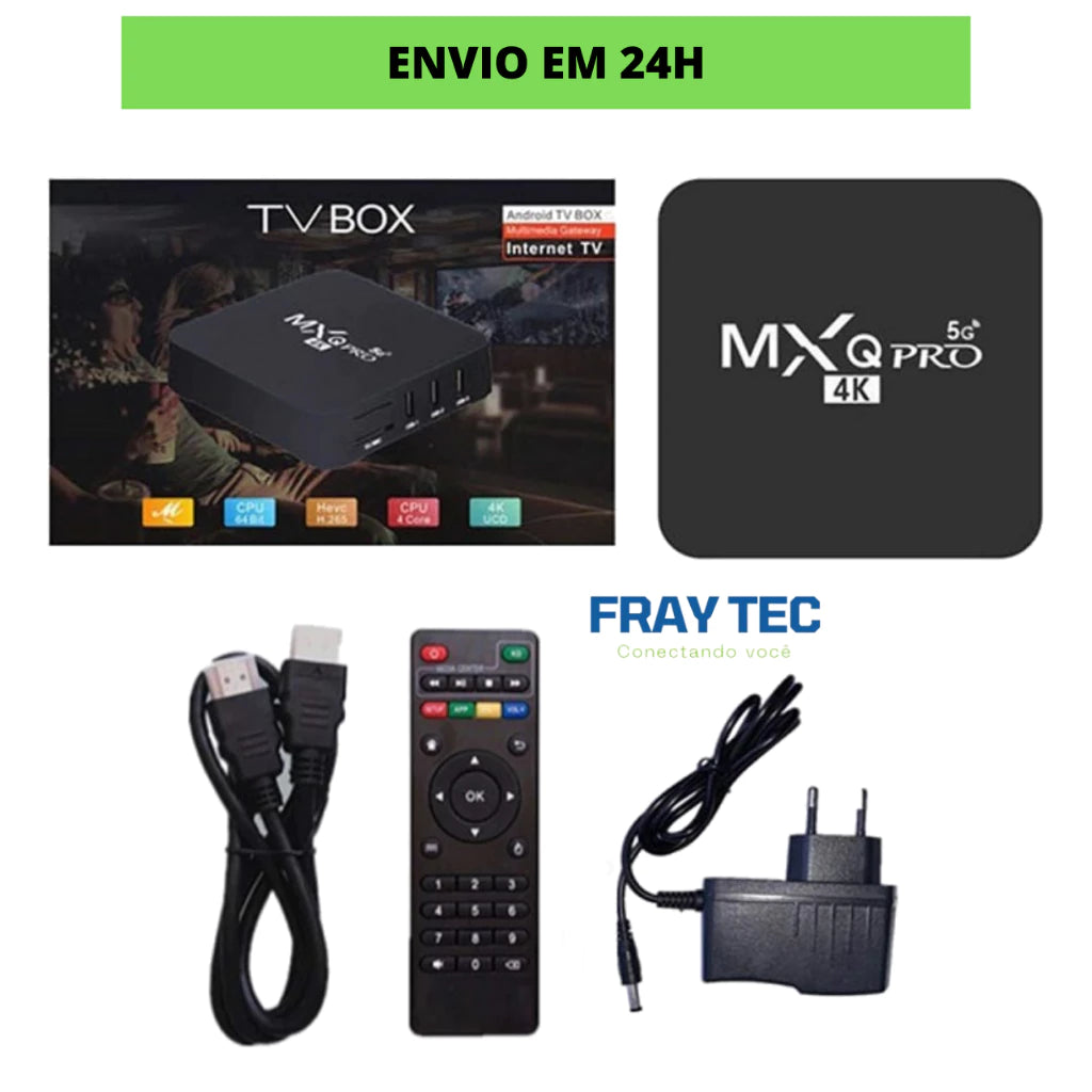 Tv Box Mxq Pro 4K 128gb/ 512gb Wifi 5G Android 11.1 Smart Tv