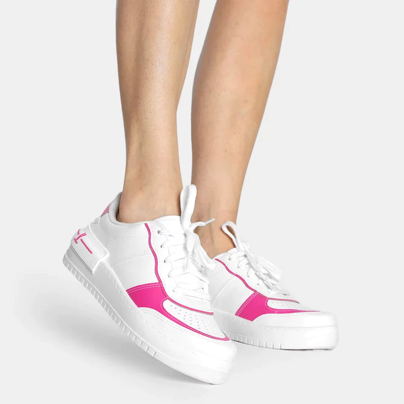 Original Women's Pink Vizzano Casual Sneakers with Invoice and Warranty