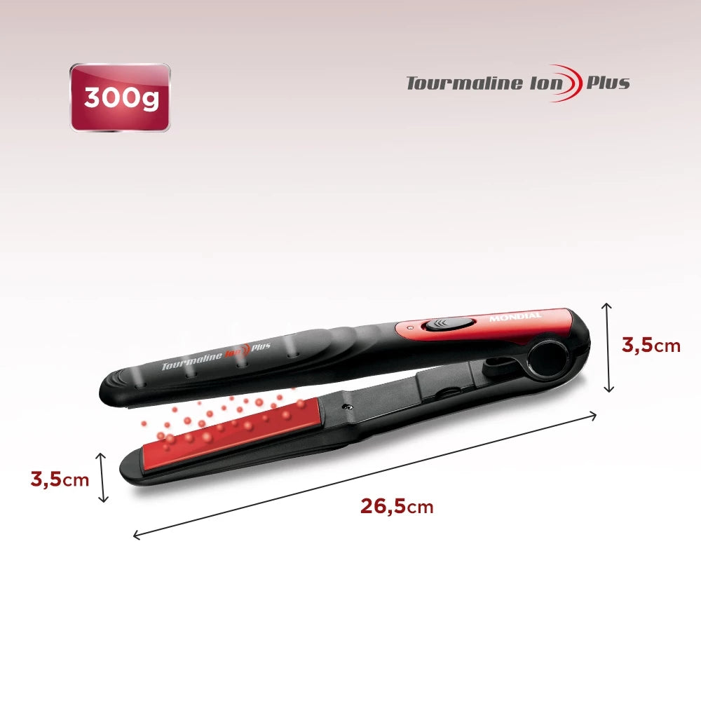 Tourmaline Mondial Ion Plus P-11 Bivolt Straightening Iron