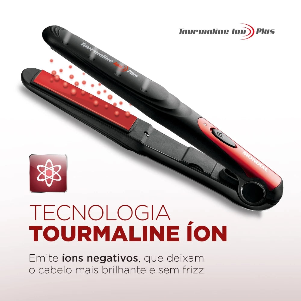 Tourmaline Mondial Ion Plus P-11 Bivolt Straightening Iron