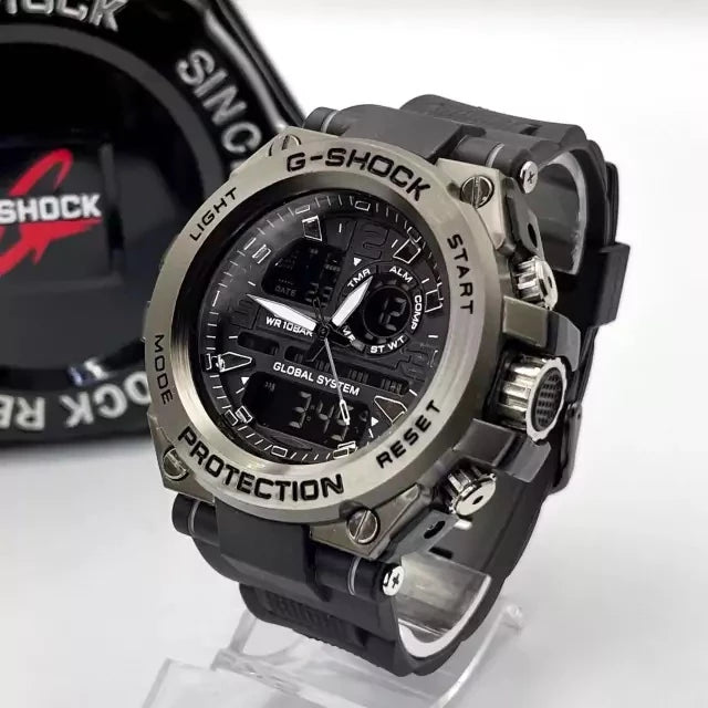 Relógio G shock caixa de aço Steel - a prova dágua