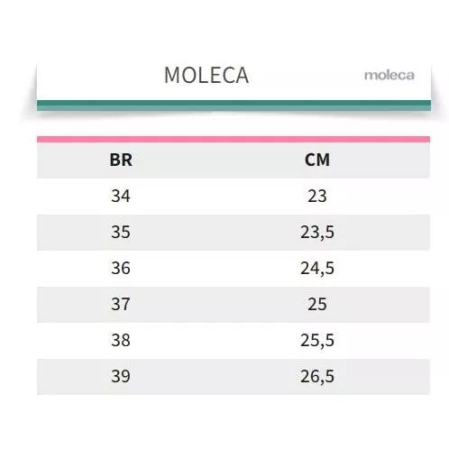 Tênis Moleca Original Casual Básico Feminino com Nota Fiscal e Garantia