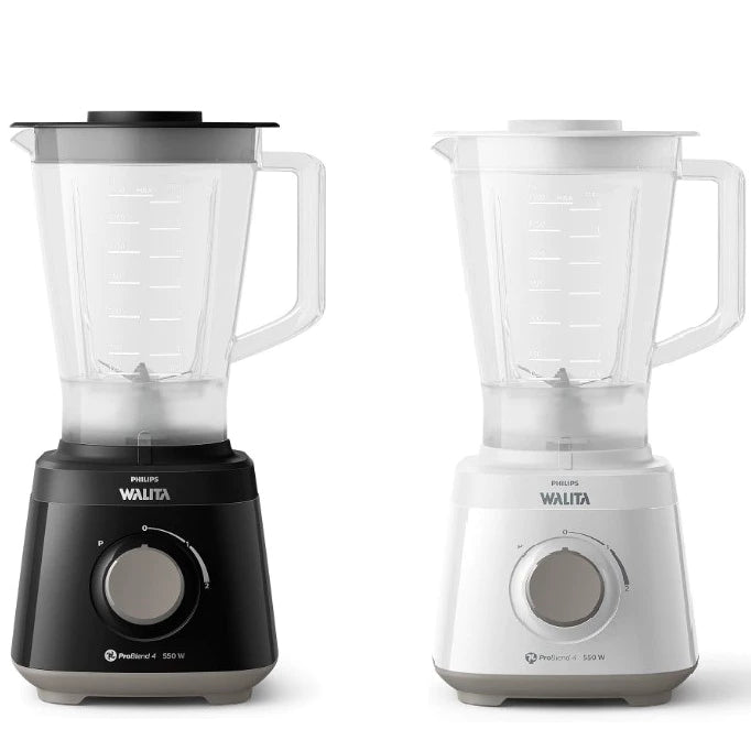 Philips Walita Daily Blender 2 Liter Grinds Ice 2 Speeds + Pulsar RI2110/91 Black or White