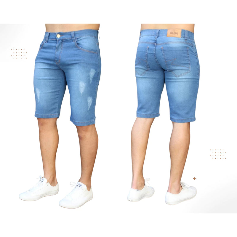 Short Jeans Masculino SR3 Com Lycra