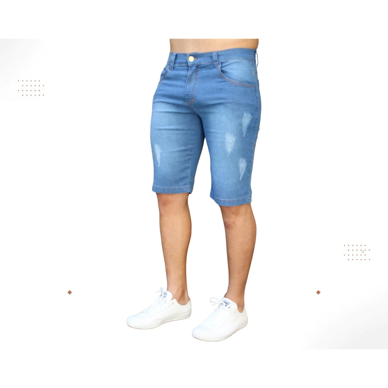 Short Jeans Masculino SR3 Com Lycra