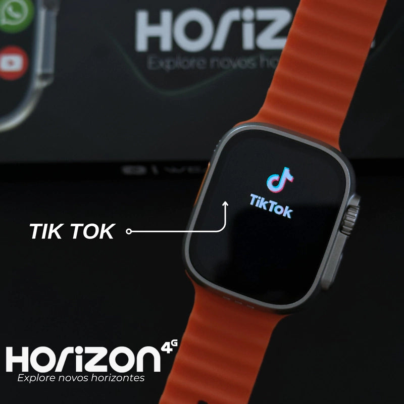 Smart Watch Horizon 4G Tela Amoled Com ChatGpt