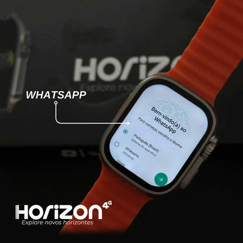 Smart Watch Horizon 4G Tela Amoled Com ChatGpt