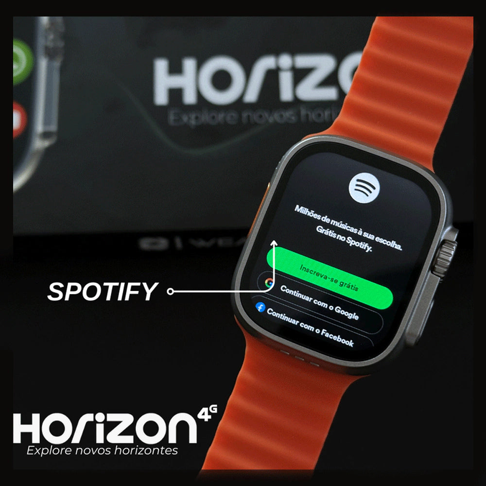 Smart Watch Horizon 4G Tela Amoled Com ChatGpt