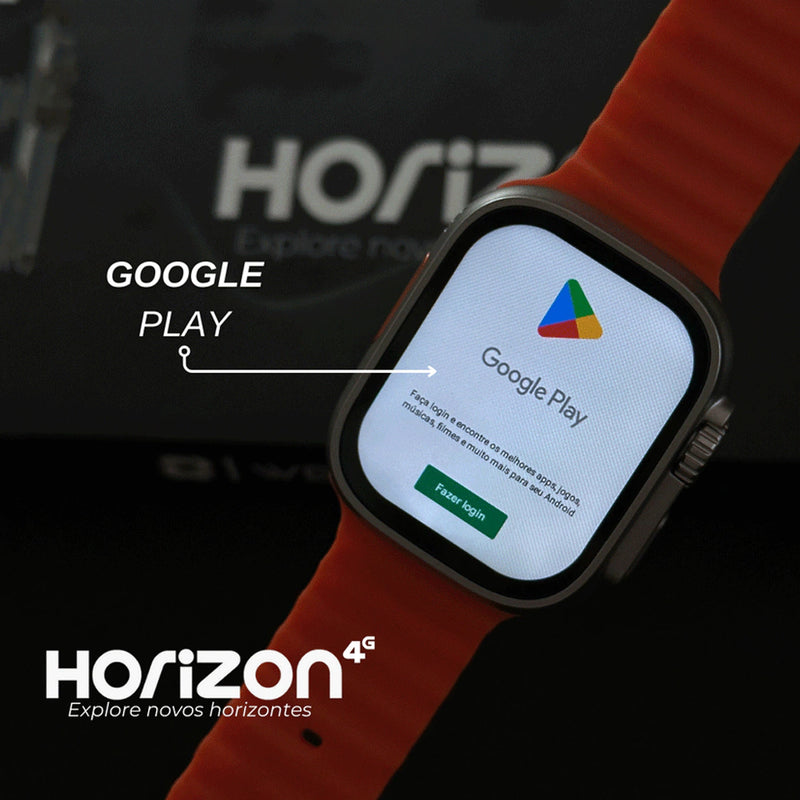 Smart Watch Horizon 4G Tela Amoled Com ChatGpt