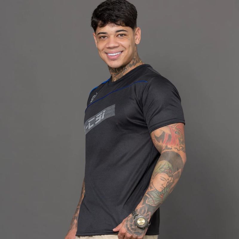 Camiseta DRY FIT Masculina 100% Poliéster Casual Treino Academia Exercícios Esportivos