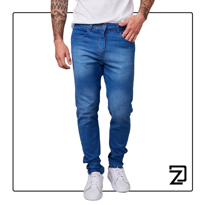 Calça Jeans Skinny Masculina Slim