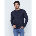 Blusa Masculina de Inverno Suéter Modal Liso Gola Redonda 3RD SD360