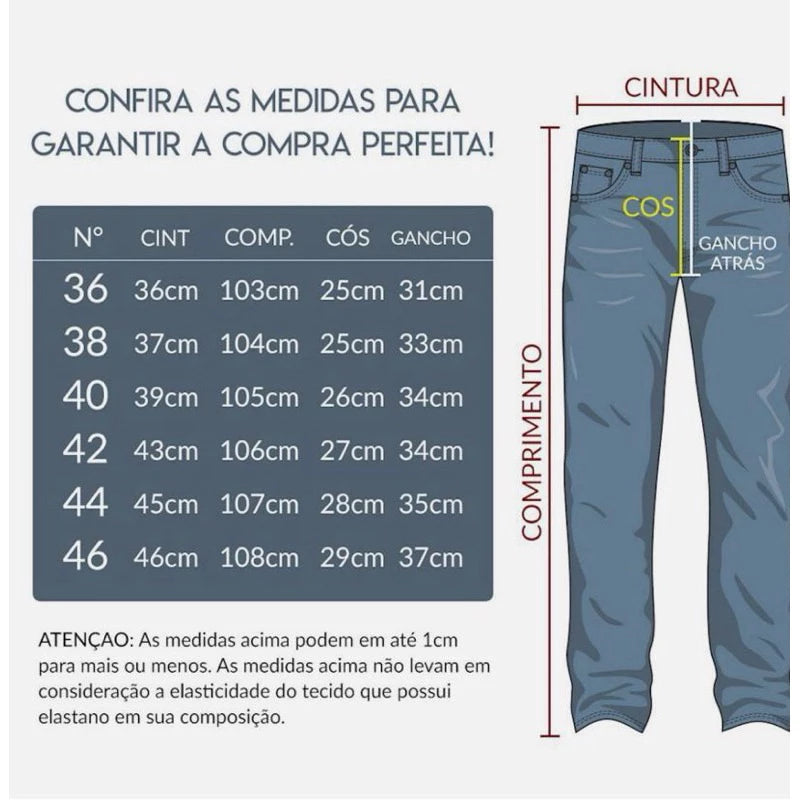 calça jeans masculina slim para trabalho