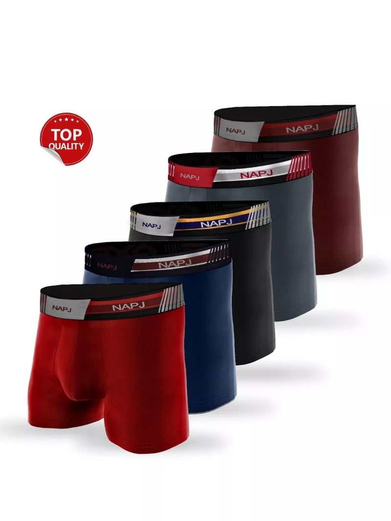 Kit 10 ou de 5 Cuecas Boxer Masculinas NAPJ Confortável