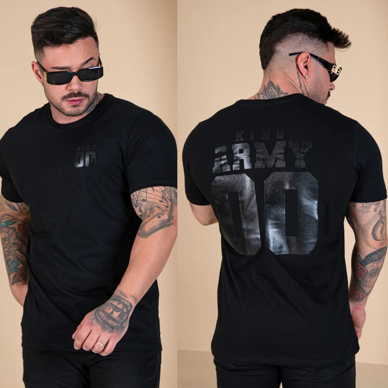 Camiseta Masculina Estilosa Longine Premium Jovem Algodão Camisa