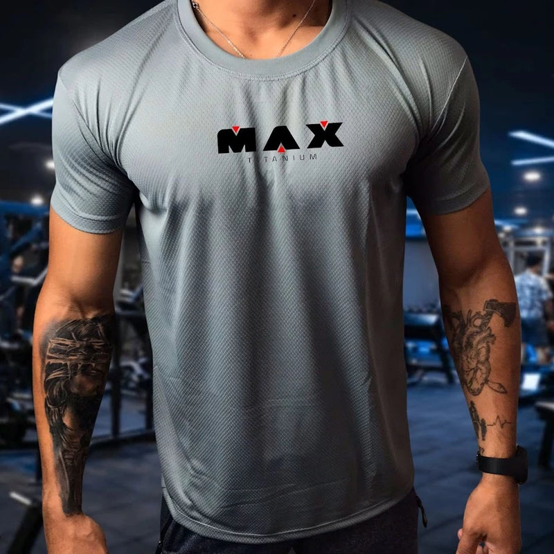 Camisa DRY FIT Masculina - Modelo MAX Academia Corrida Crossfit