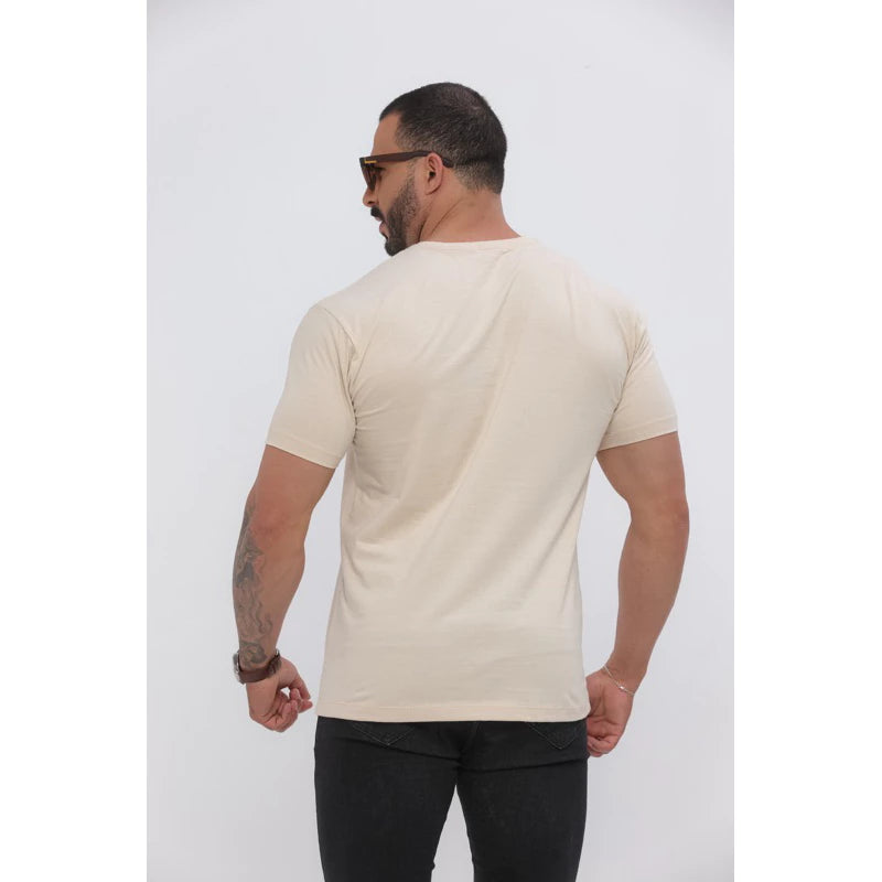 Camiseta Masculina Algodão Peruano 50.1 Premium com Elastano