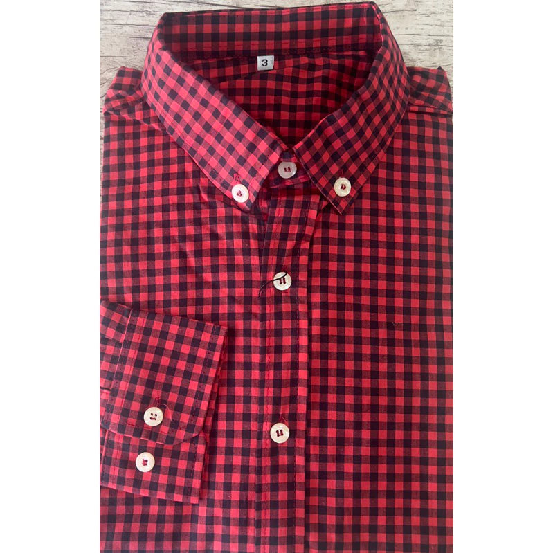 Camisa Country Xadrez Manga Longa Masculina Social Slim Fit Lida de Boiadeiro