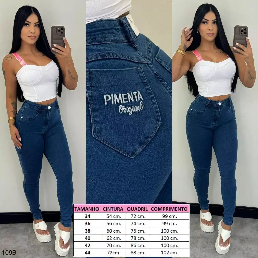 Calça Jeans Pimenta Doce E Sal E Pimenta Original!!