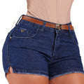 Shot Jeans Feminino Luxo Premium com Cintura Alta Modeladora e Acompanha Cinto