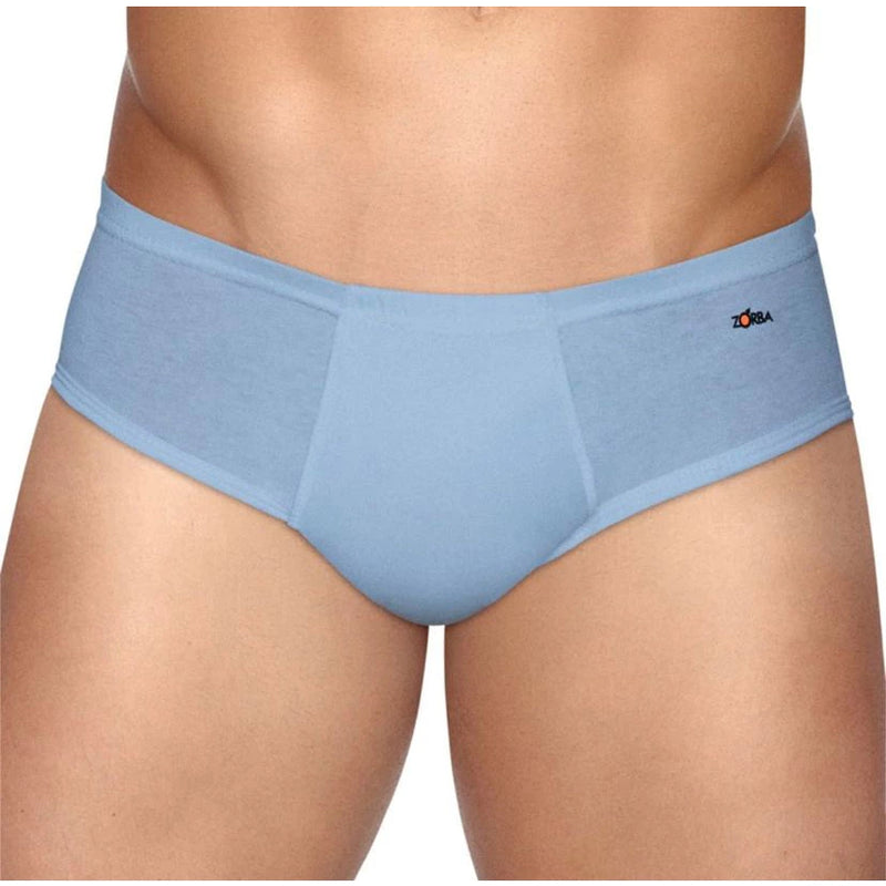 Kit 3 Zorba Slip Light 172 Briefs with Opening 100% Original Cotton