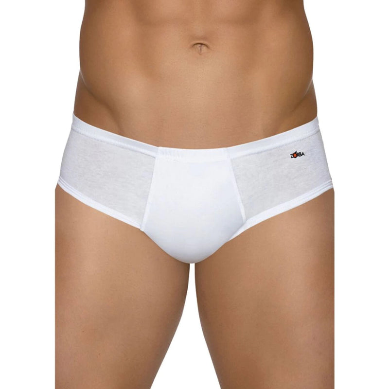 Kit 3 Zorba Slip Light 172 Briefs with Opening 100% Original Cotton