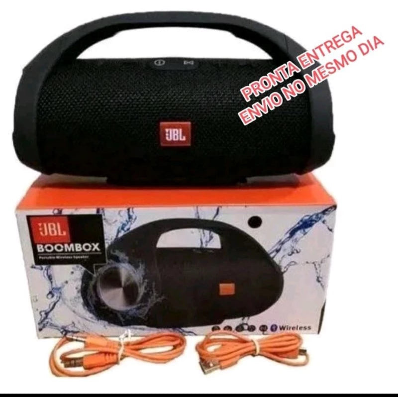 caixa de som boombox 2 grande 35 cm 80w Premium portátil envio em até 24 horas