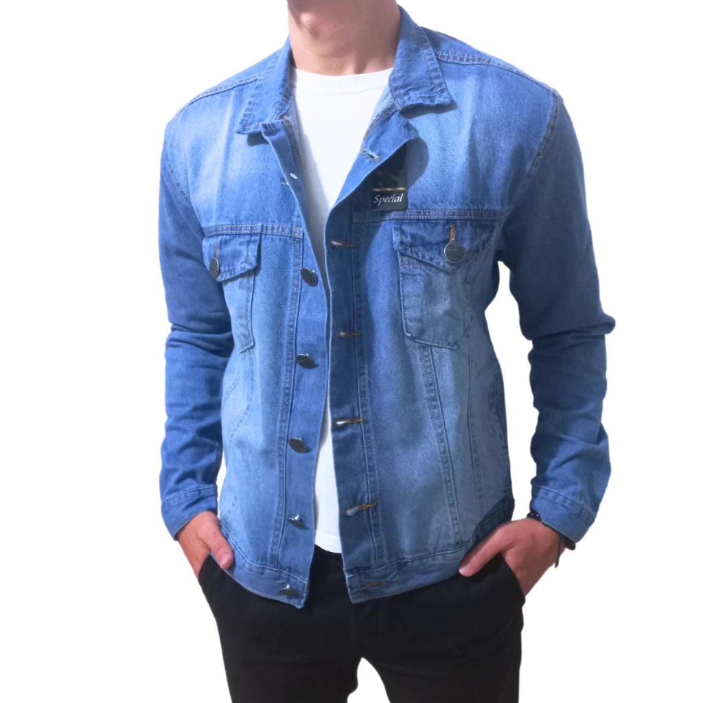 Men's Denim Jacket Light Blue