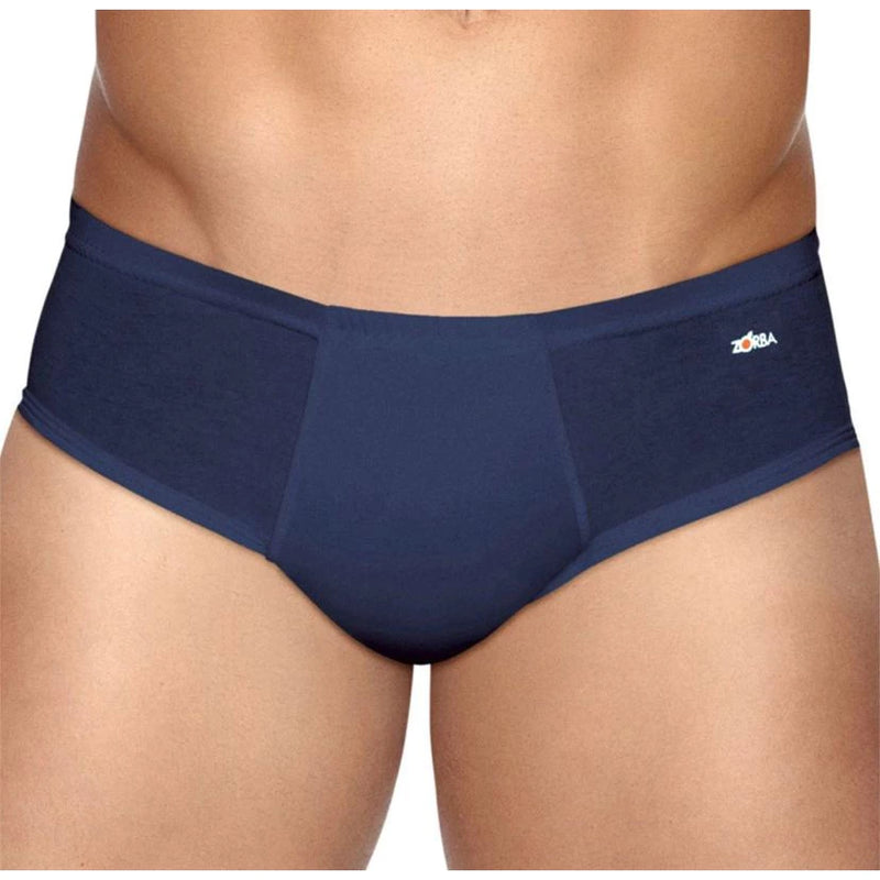 Kit 3 Zorba Slip Light 172 Briefs with Opening 100% Original Cotton