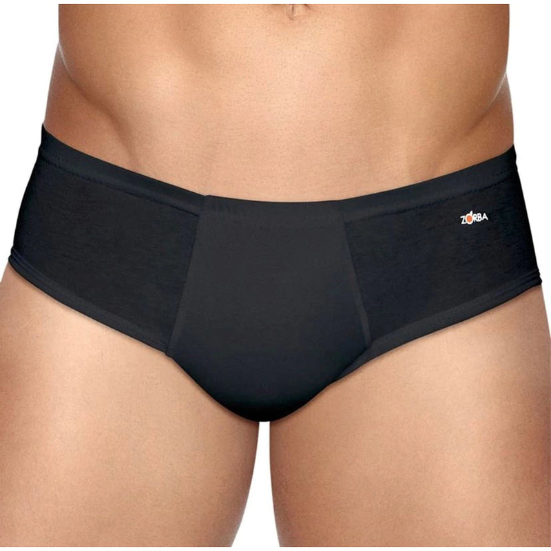 Kit 3 Zorba Slip Light 172 Briefs with Opening 100% Original Cotton